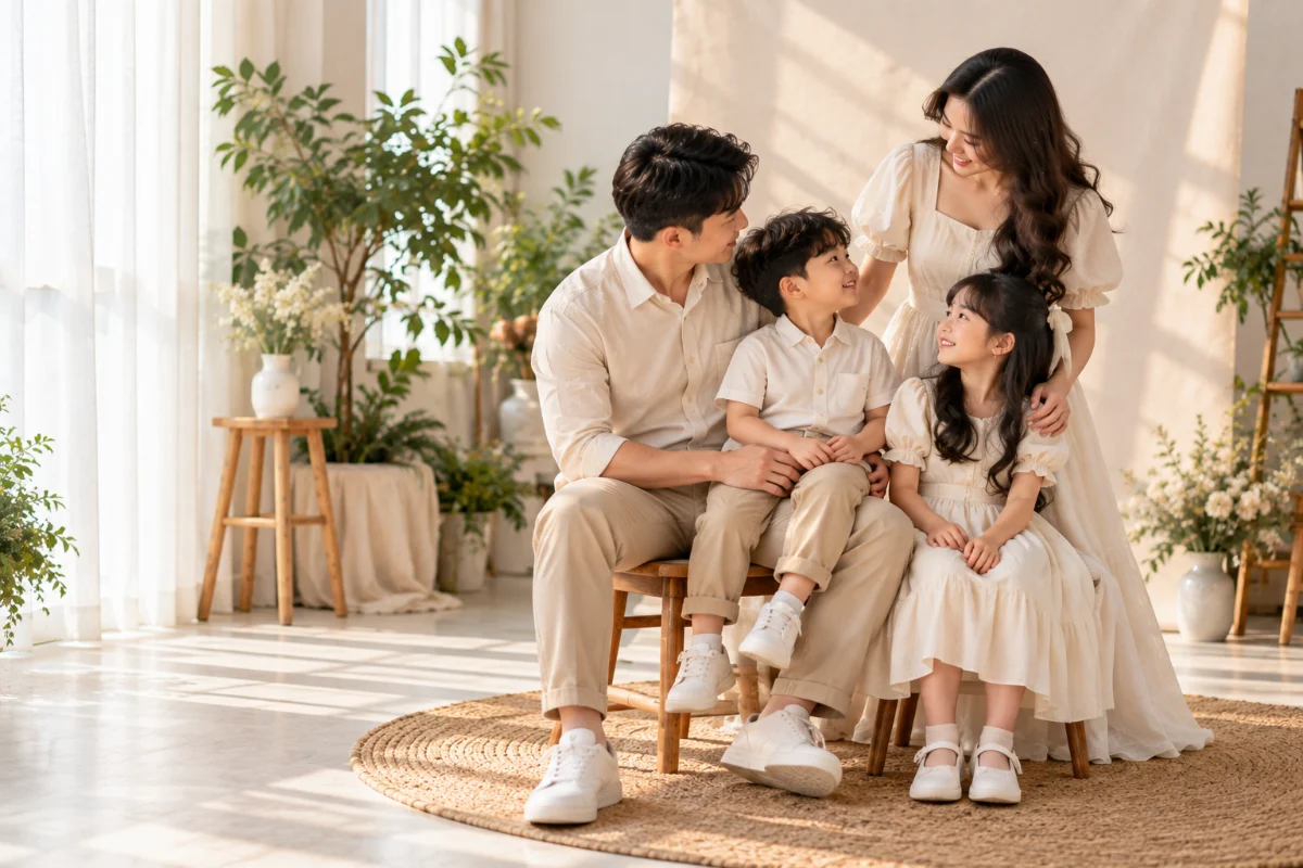 Trang phục chụp ảnh gia đình